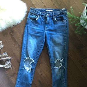 Levi’s 721 high rise skinny- Rugged Indigo